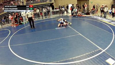 92 lbs Cons. Sub-rd Of 16 - Jacob Bullock, Carbon Wrestling vs Kash Pulsipher, Carbon Raptors