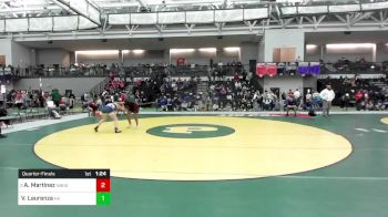 145 lbs Quarterfinal - Alyana Martinez, New Britain vs Vyvyan Laurenza, Haddam-Killingworth