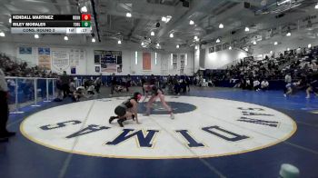 105 lbs Cons. Round 3 - Riley Morales, Trabuco Hills vs Kendall Martinez, Redondo Union
