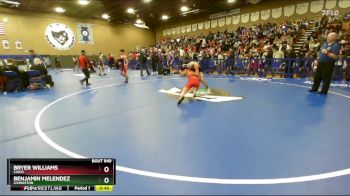 120 lbs Cons. Round 2 - Bryer Williams, Chico vs Benjamin Melendez, Livingston