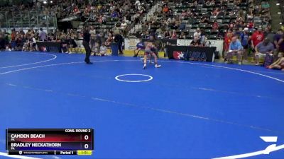 67 lbs Cons. Round 2 - Camden Beach, PA vs Bradley Heckathorn, PA