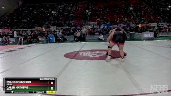 2A 220 lbs Quarterfinal - Caleb Mathews, Malad vs Evan Michaelson, Melba