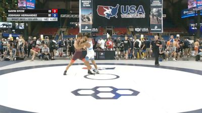 120 lbs Cons. Rd Of 64 - Gavin Stow, Colorado vs Joshuah Hernandez, Wyoming