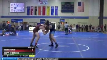 184 lbs Cons. Round 2 - Scott Anderson, Elmhurst College vs Ayden Friese, Concordia College