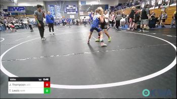 83 lbs Rr Rnd 2 - Jayci Thompson, Little Axe Takedown Club vs Tynlie Lewis, Harrah Little League Wrestling