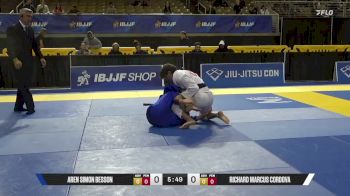 Richard Marcus Cordova vs Aren Simon Besson 2026 Pan Jiu Jitsu IBJJF Championship