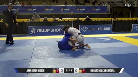 Richard Marcus Cordova vs Aren Simon Besson 2026 Pan Jiu Jitsu IBJJF Championship