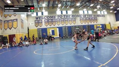 106 lbs Round 4 (8 Team) - Luke Mims, Black Hive vs Alexi Aguinaldo, Naperville Central