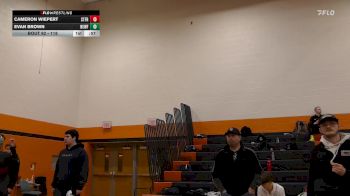 118 lbs Cons. Semi - Cameron Wiepert, St. Francis vs Evan Brown, Newfane