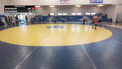 149 lbs Cons. Round 1 - Julian Macias, Unattached vs Alex Serrano, Grand Canyon University