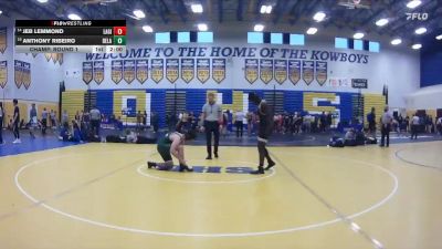 192 lbs Champ. Round 1 - Anthony Ribeiro, Deland vs Jeb Lemmond, Lake Gibson