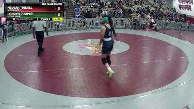 3rd Place Match - Neveah Tinnell, SLAM Academy vs Londyn Cooper, Spring Valley