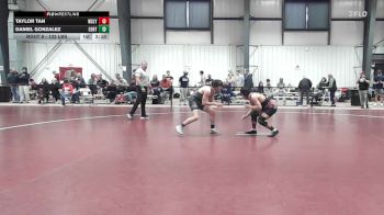 133 lbs Round Of 32 - Taylor Tan, Wesleyan vs Daniel Gonzalez, Centenary