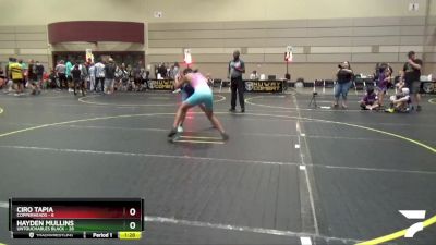 117 lbs Round 1 (6 Team) - Ciro Tapia, Copperheads vs Hayden Mullins, Untouchables Black