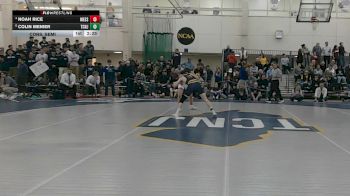 157 lbs Cons. Semi - Colin Menier, Tcnj vs Noah Rice, Messiah