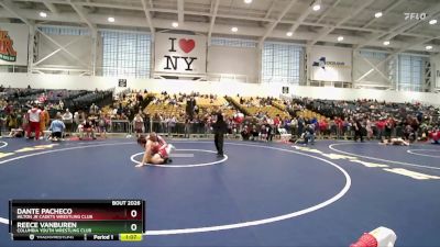 170 lbs Semifinal - Dante Pacheco, Hilton Jr Cadets Wrestling Club vs Reece VanBuren, Columbia Youth Wrestling Club