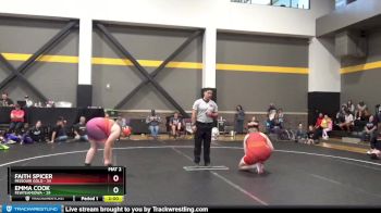 235 lbs Semis (4 Team) - Emma Cook, FEWTeamIowa vs Faith Spicer, Missouri Gold