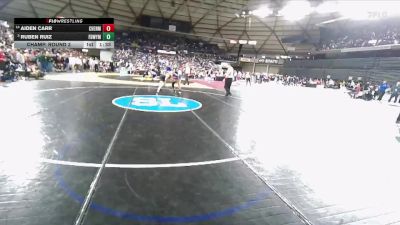 Boys 3A 120 lbs Champ. Round 3 - Ruben Ruiz, Federal Way vs Aiden Carr, Cheney