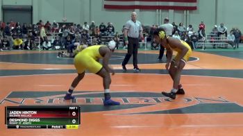 133 lbs 1st Place Match - Jaden Hinton, Baldwin Wallace vs Desmond Diggs, Mount St. Joseph