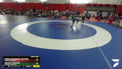 122-127 lbs Round 3 - Lydia Segerson-Hutter, Women In Singlets vs Dealya Collins, Women In Singlets