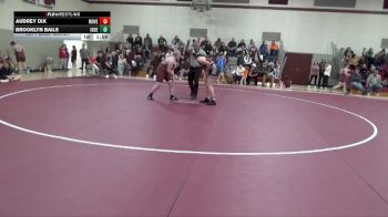 180-183 lbs 1st Place Match - Audrey Dix, Mount Vernon Girls vs Brooklyn Bails, Independence Girls