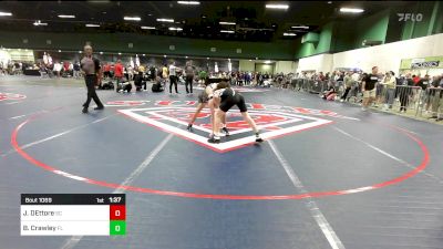 106 lbs Consi Of 64 #2 - Jackson DEttore, SC vs Brentley Crawley, FL