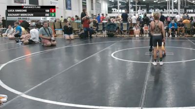 57 lbs Rr Rnd 2 - Luca Simeone, VHW - EL vs Zachary Mercoun, The Outsiders Wrestling Club - EL