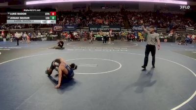 D 1 138 lbs Cons. Round 2 - Josiah Sejour, Live Oak vs Luke Badon, St. Paul`s