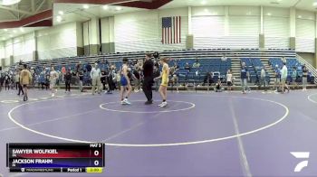 100 lbs Cons. Round 3 - Sawyer Wolfkiel, PA vs Jackson Frahm, IN