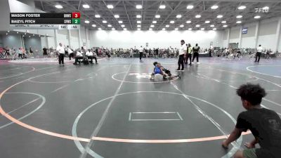 56 lbs Rr Rnd 1 - Mason Foster, Great Neck Wrestling Club - EL vs Baizyl Fitch, Forge ELM 2 - EL