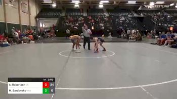 132 lbs Prelims - Aiden Robertson, Millard South vs Malachi Bordovsky, Wahoo High School