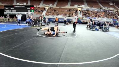 215-D1 Cons. Round 1 - Logan Webb, Highland High School vs Jett Lake, Sandra Day O`Connor High School