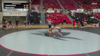 125 lbs Cons. Round 3 - Brian Farley, Quincy vs Luqman Masud, Missouri