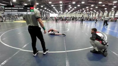 84 lbs Round 1 (9am Saturday) - William Connor Craig, Florida Elite vs Andrew Allena, Scorpions