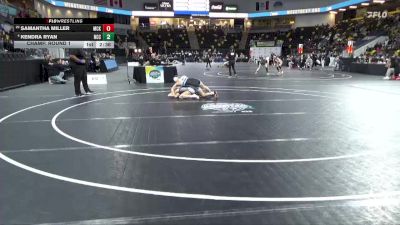 110 lbs Champ. Round 1 - Samantha Miller, McKendree University vs Kendra Ryan, North Central College