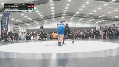 285 lbs Semis - Renzo Cooligan, Alpha Wrestling Club vs Jakari Johnson, Lake Gibson Braves