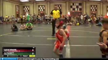 47 lbs Round 4 (6 Team) - Lucas Krause, Steel Valley Renegades vs AJ Puckett, Headhunters Blue
