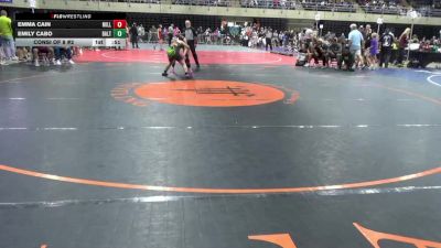 110 lbs Consi Of 8 #2 - Emily Cabo, Baltimore vs Emma Cain, Millville