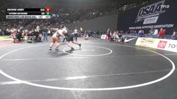 6A Boys 285 lbs Cons. Round 3 - George Gibby, Roseburg Boys vs Ayden McNabb, David Douglas Boys