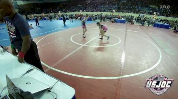 80 lbs Round Of 16 - Weslee Frith, Duncan Demon Wrestling vs Brailyn Schroeder, Individual