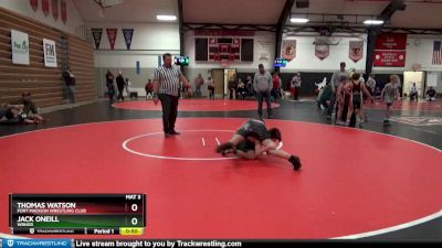 5 lbs 5th Place Match - Thomas Watson, Fort Madison Wrestling Club vs Jack ONeill, WBNDD