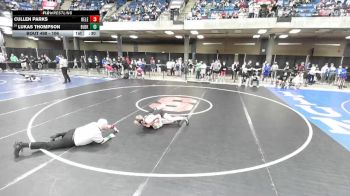 106 lbs Champ. Round 3 - Lukas Thompson, Glenbard North vs Cullen Parks, Bourbonnais