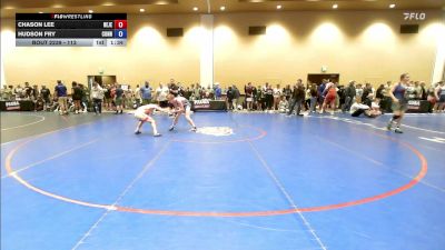113 lbs Cons. Round 2 - Chason Lee, New Jersey vs Hudson Fry, Connecticut