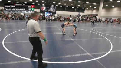 113 lbs Champ. Rd Of 64 - Kosta Hatzigeorgiou, Collum Trained School Of Wrestling vs Derek Wade, Arizona