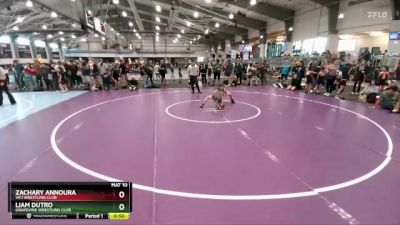 80 lbs Champ. Round 1 - Liam Dutro, Grapevine Wrestling Club vs Zachary Annoura, Vici Wrestling Club