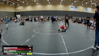 44 lbs Round 2 (10 Team) - Grayson Patton, Irontide vs Emily Kerrigan, Warriors WC