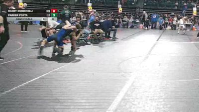 136 lbs Semifinal - Harry Rondinelli, Bitetto Trained Wrestling vs Parker Porta, Elite NJ