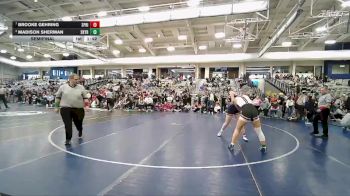 155 lbs Semifinal - Madison Sherman, Skyridge vs Brooke Gehring, Springville