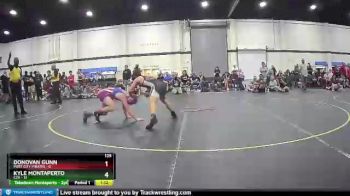 125 lbs Quarterfinals (8 Team) - Donovan Gunn, Port City Pirates vs Kyle Montaperto, C2X