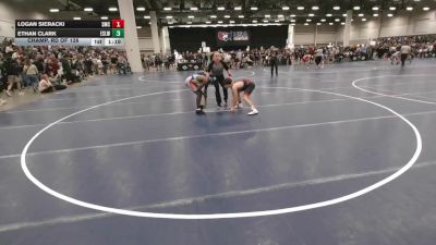120 lbs Champ. Rd Of 128 - Logan Sieracki, Spartan Mat Club vs Ethan Clark, East St. Louis Wrestling Club